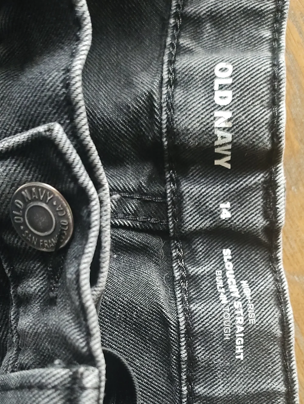 Old Navy Girl's High-Rise Slouchy Straight Jeans